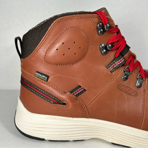 Keen Utility Waterproof Safety Toe Work Boot Manchester Men's Size 14 EE Brown - Picture 5 of 16